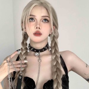 Black Star Bell Fashion Collar