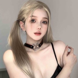 Metallic Cat Fashion Collar