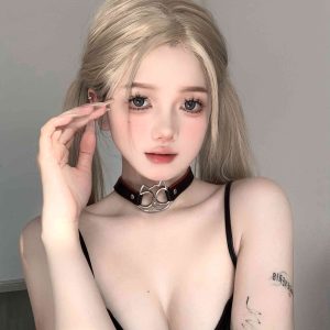 Metallic Cat Fashion Collar